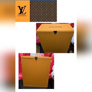 🔥EUC LV BAG/JEWERLY CASE  MAGNETIC EMPTY STORAGE HARD BOX